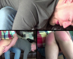 Kevin - Bath Brush Beating - Male Spanking Video
